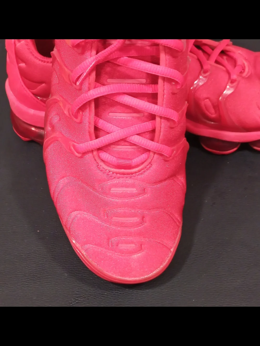 Nike Air VaporMax Plus Triple Red Athletic Sneakers
